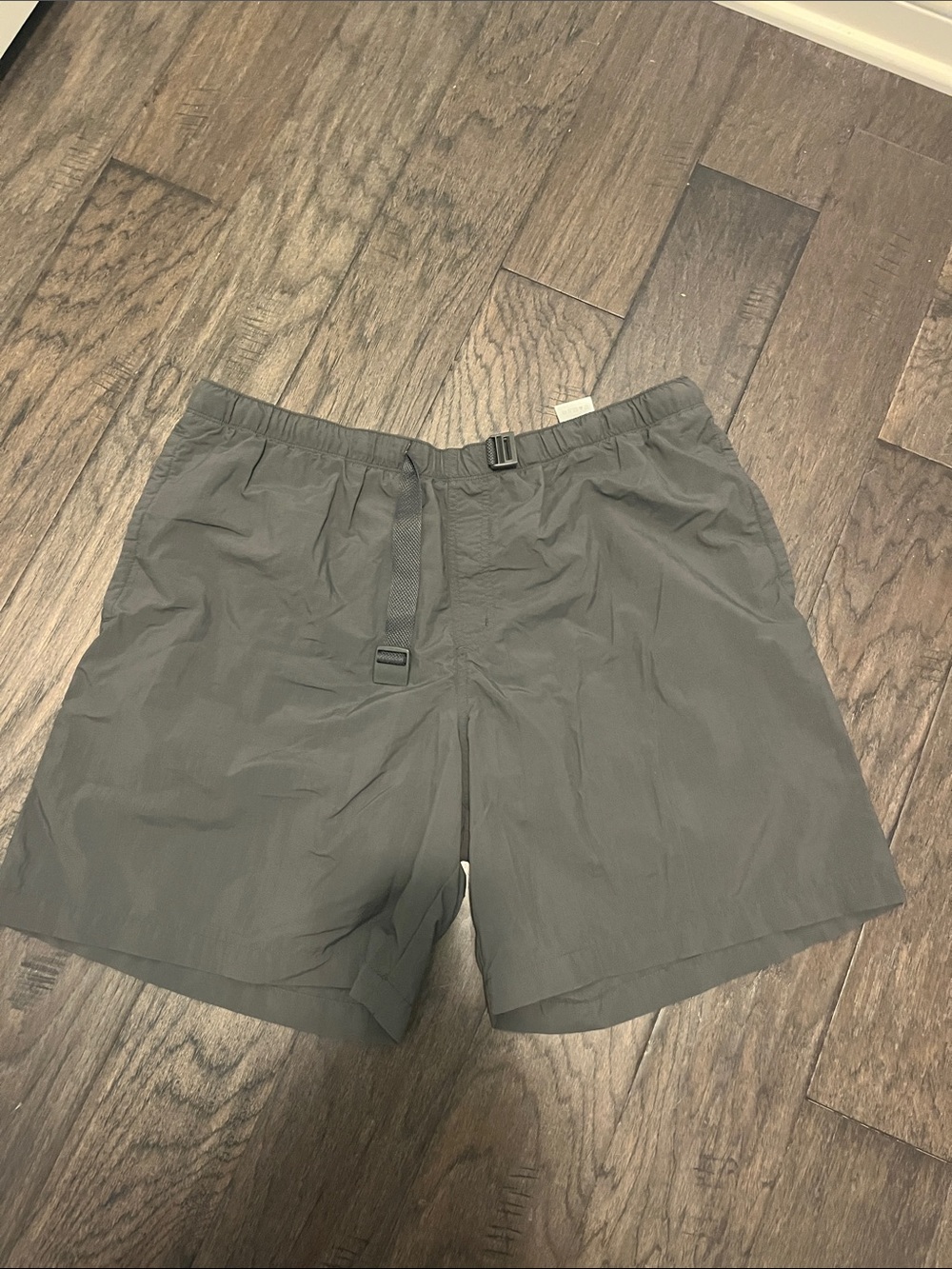 Columbia Men's Gray Elastic-Waist Athletic Shorts